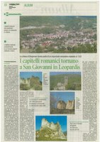 I capitelli romanici tornano a San Giovanni in Leopardis